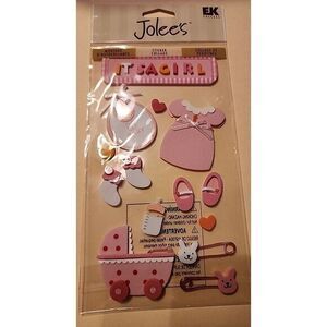 Jolee's Boutique 14 Stickers Baby Girl C 2005 Rare and Hard to Find Too Cute!!!!